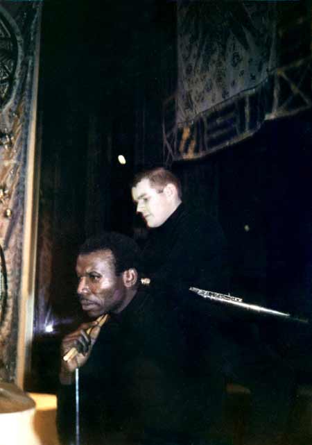 Elvin Jones and Fred Tompkins in 1968